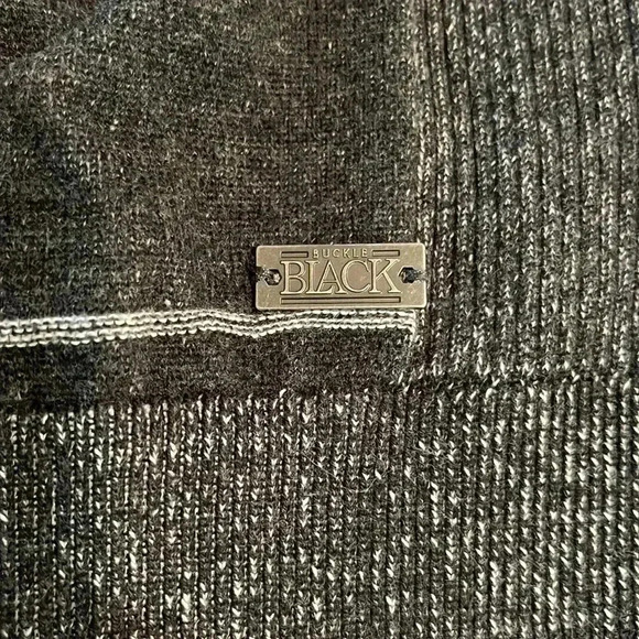 🖤Buckle black zip up sweater - Picture 4 of 8